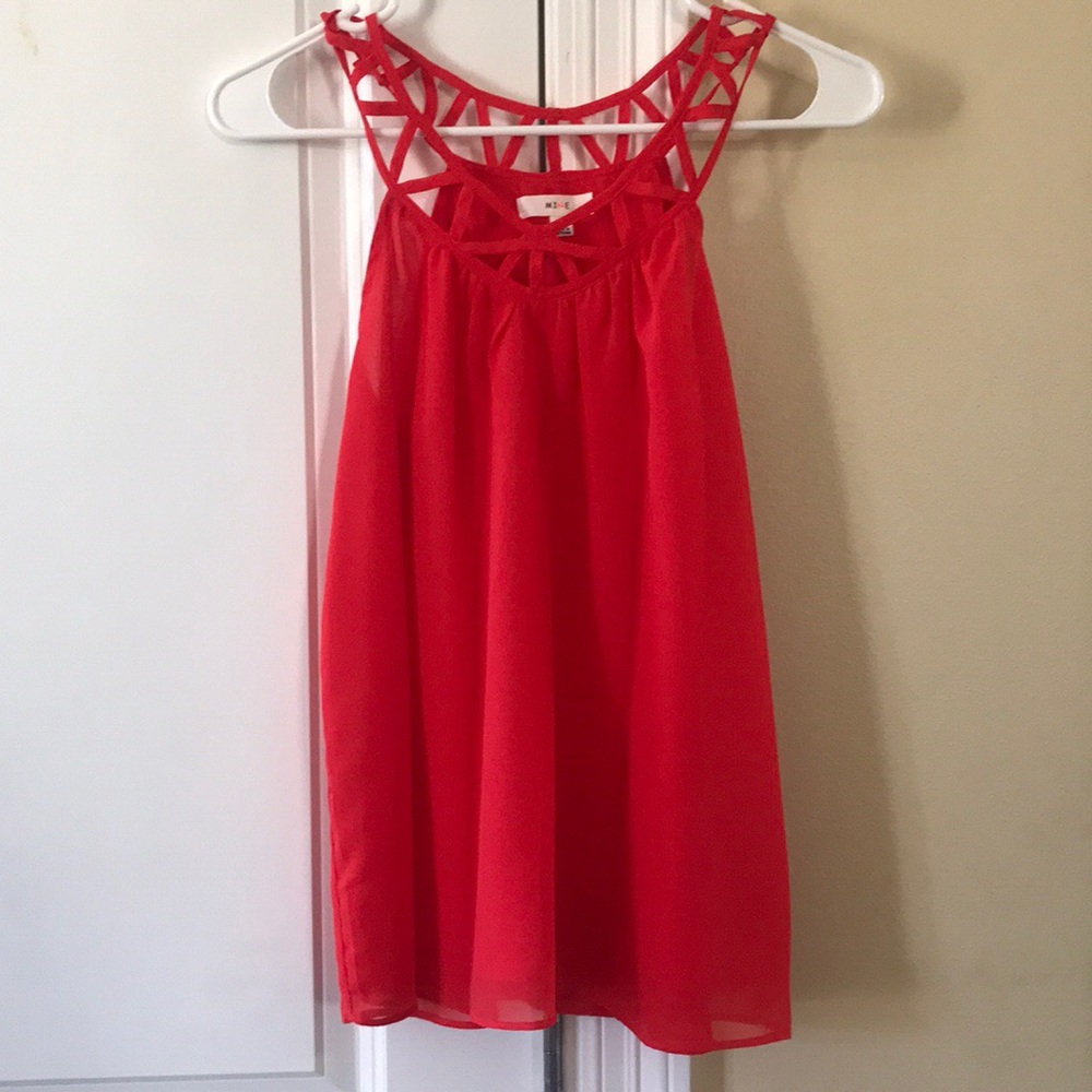 Red/Orange halter top